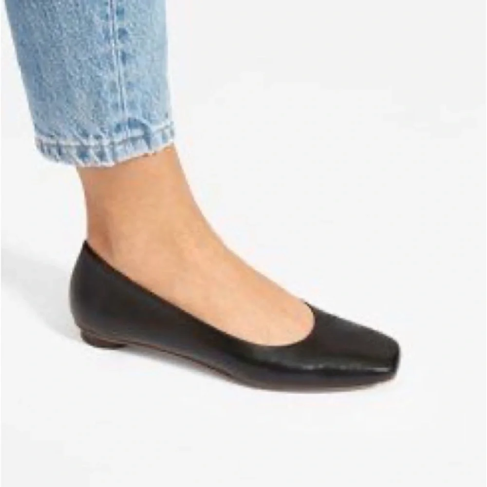 Everlane the 90s flat Square Toe Shoe 8.5 - Picture 2 of 11